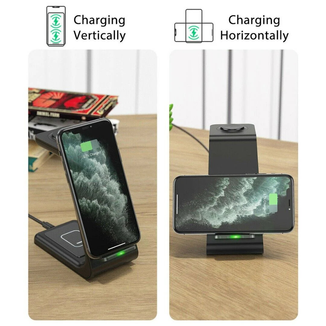 3IN1 Wireless Charging Station with Sleek Design